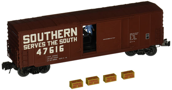 Southern O Scale Operating Box Car by BYMRR Train Store, detailed model with realistic markings and weathered finish.