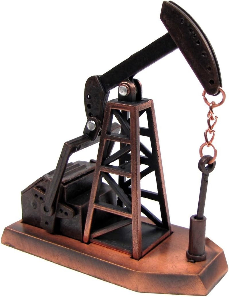 Treasure Gurus 1:48 O Gauge Scale Die Cast Oil Pump Jack Rig Pencil Sharpener