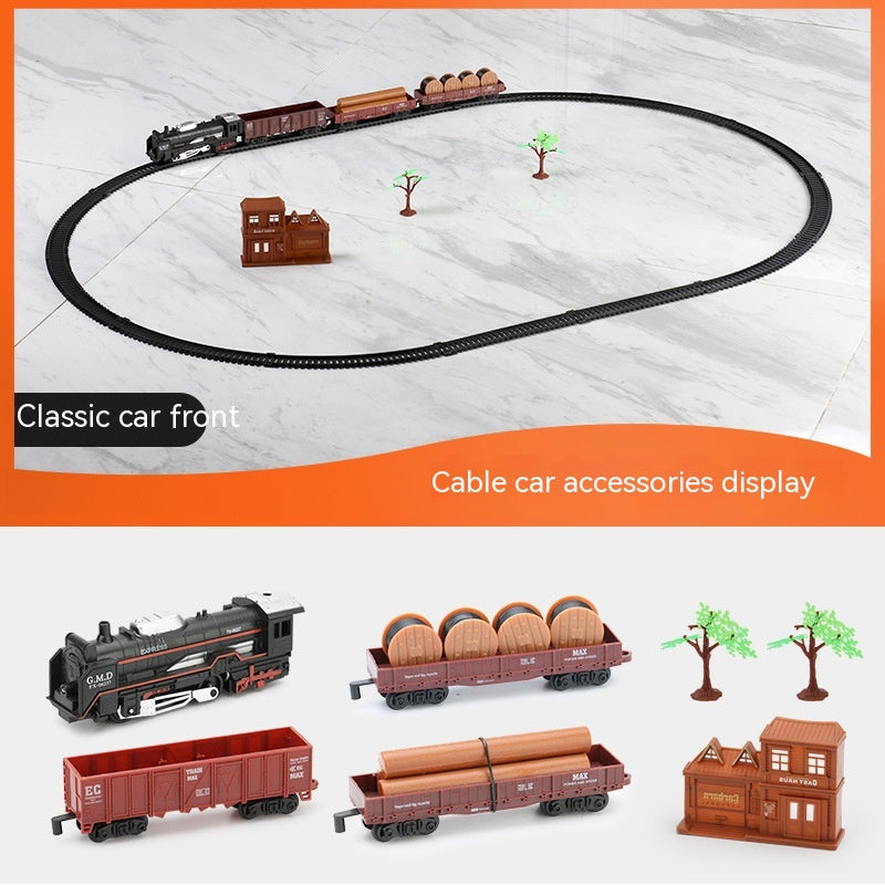Electric Track Simulation Model Train Set