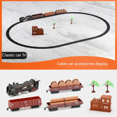 Electric Track Simulation Model Train Set