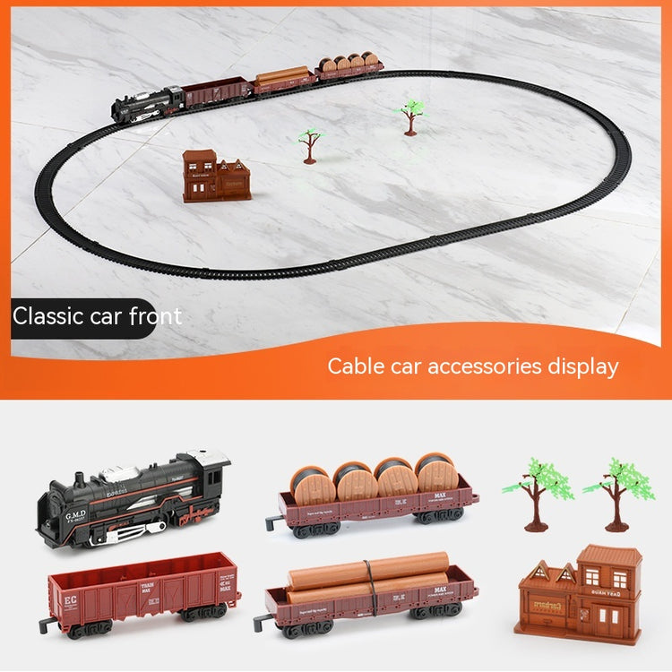 Electric Track Simulation Model Train Set