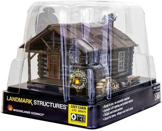 Transform your train adventures with the Woodland Scenics Cozy Cabin O Gauge Miniature Layout! 🚂🏡✨ - BYMRR Train Store