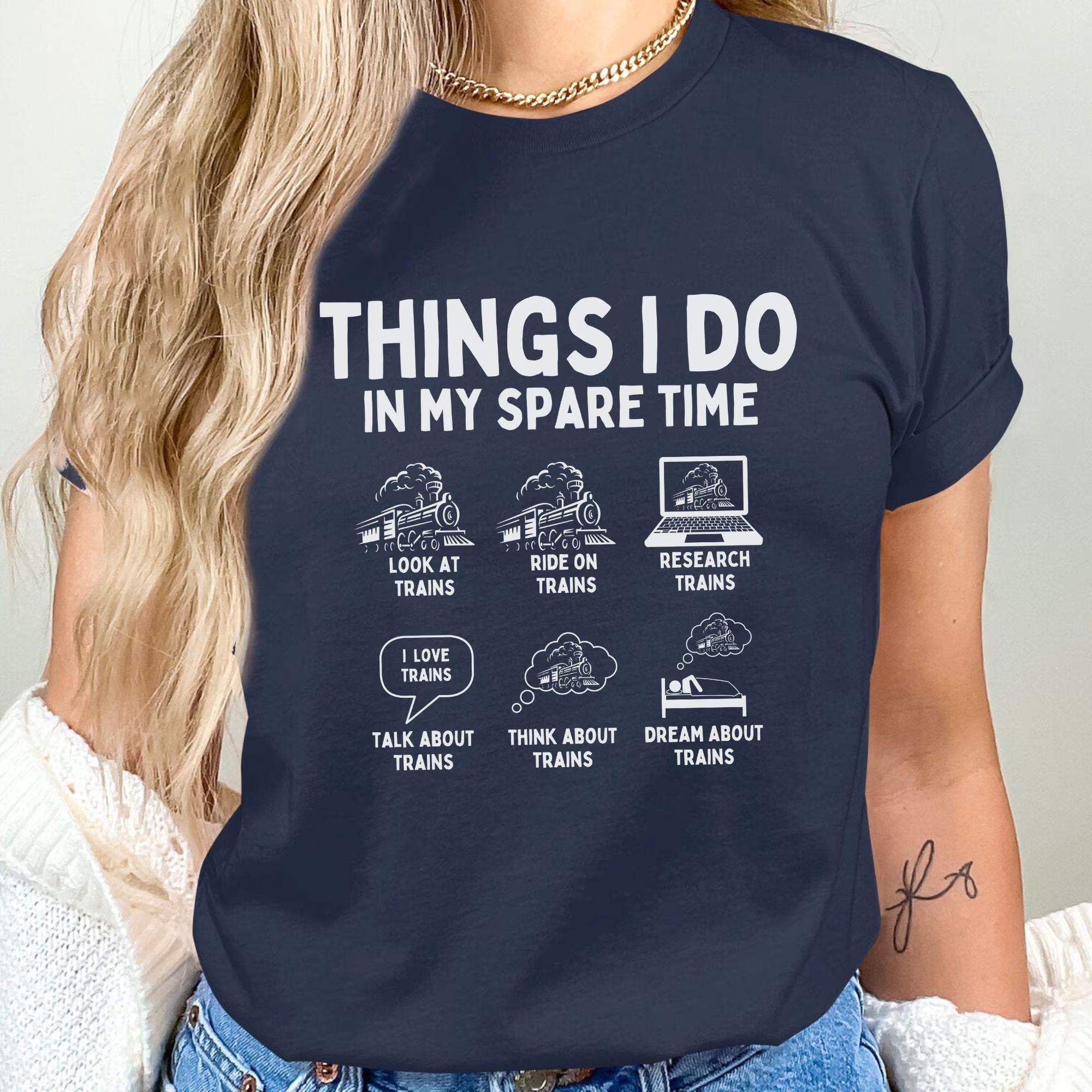 Train Enthusiast Shirt - Funny Locomotive Apparel Gift