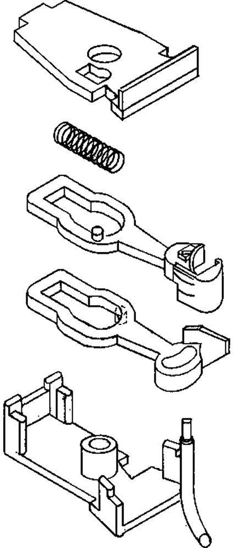 Hon3 Acetal Couplers, Rust - Set of 2 Pairs