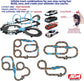 AGM MASETCH high-speed dual track slot car racing set with four licensed vehicles, featuring detailed track and racing cars.