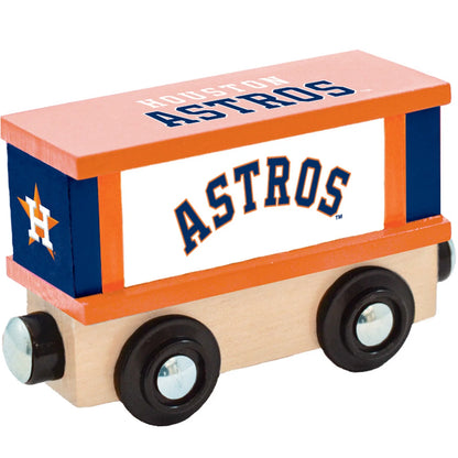 Wood Train Box Car - MLB Houston Astros