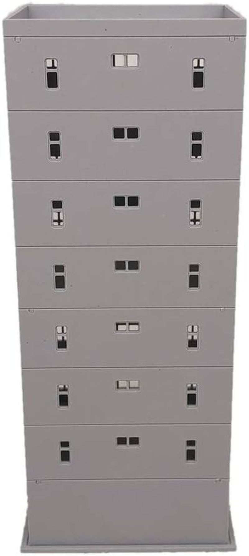 Outland Models N Scale City Style Tall Apartment Building for Railroad Scenery