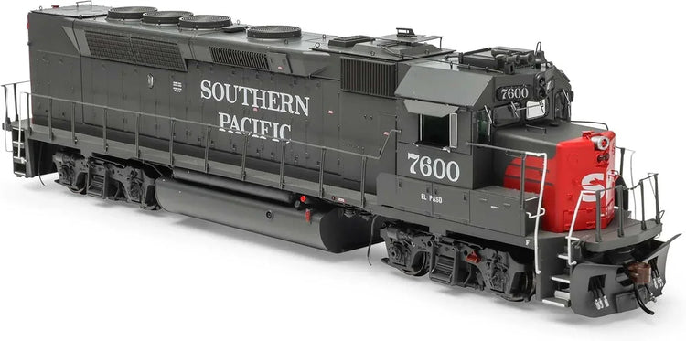 HO Scale Athearn GP40P-2 locomotive with DCC and sound, Southern Pacific 1980s model 
