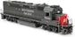 HO Scale Athearn GP40P-2 locomotive with DCC and sound, Southern Pacific 1980s model 