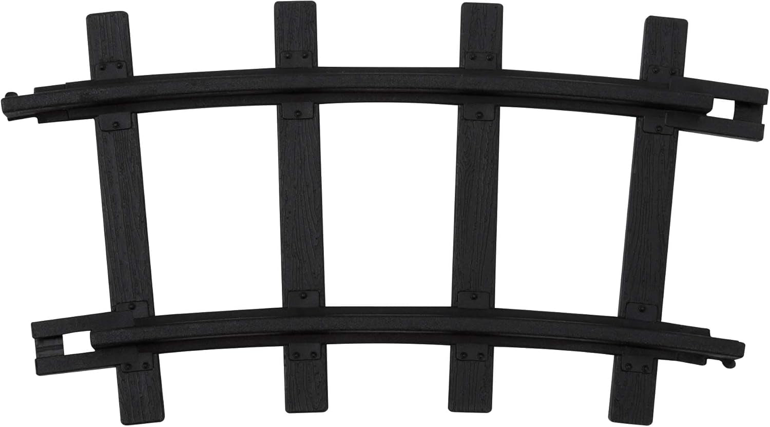 Lionel 12-Piece Curved Black Plastic Track Set for Ready-to-Play Trains
