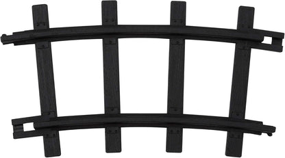 Lionel 12-Piece Curved Black Plastic Track Set for Ready-to-Play Trains