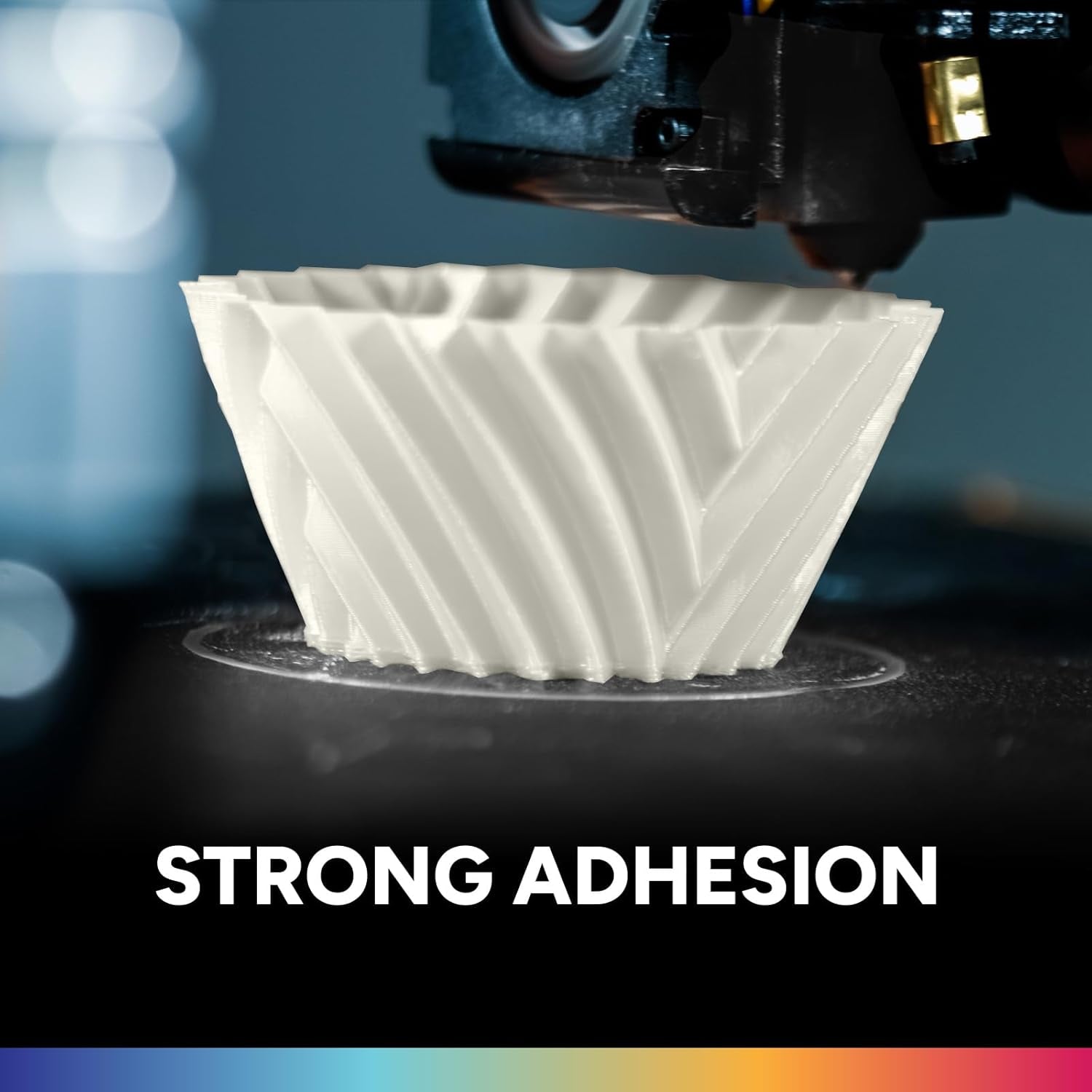 OVERTURE 1.75mm PLA 3D Printer Filament - 1kg (2.2lbs) Cardboard Spool, Dimensional Accuracy +/- 0.02mm, Compatible with Most FDM Printers (White, Single Pack)