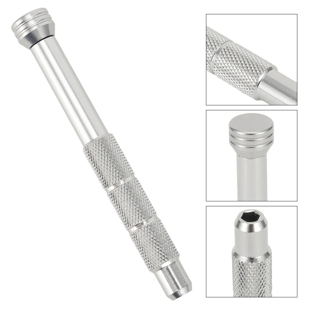90Mm Aluminum Alloy Precision Magnetic Screwdriver Handle Holder Repair Hand Tool for 4Mm Hexagon Bayonet Bit Hand Tools