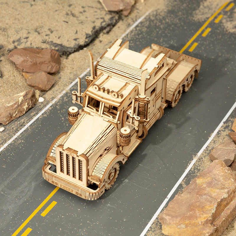 Robotime 3D Wooden Puzzle Prime Steam Express Model DIY Kit Puzzle Toy