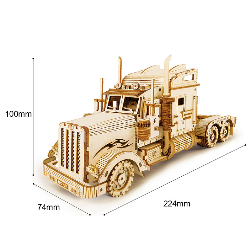 Robotime 3D Wooden Puzzle Prime Steam Express Model DIY Kit Puzzle Toy