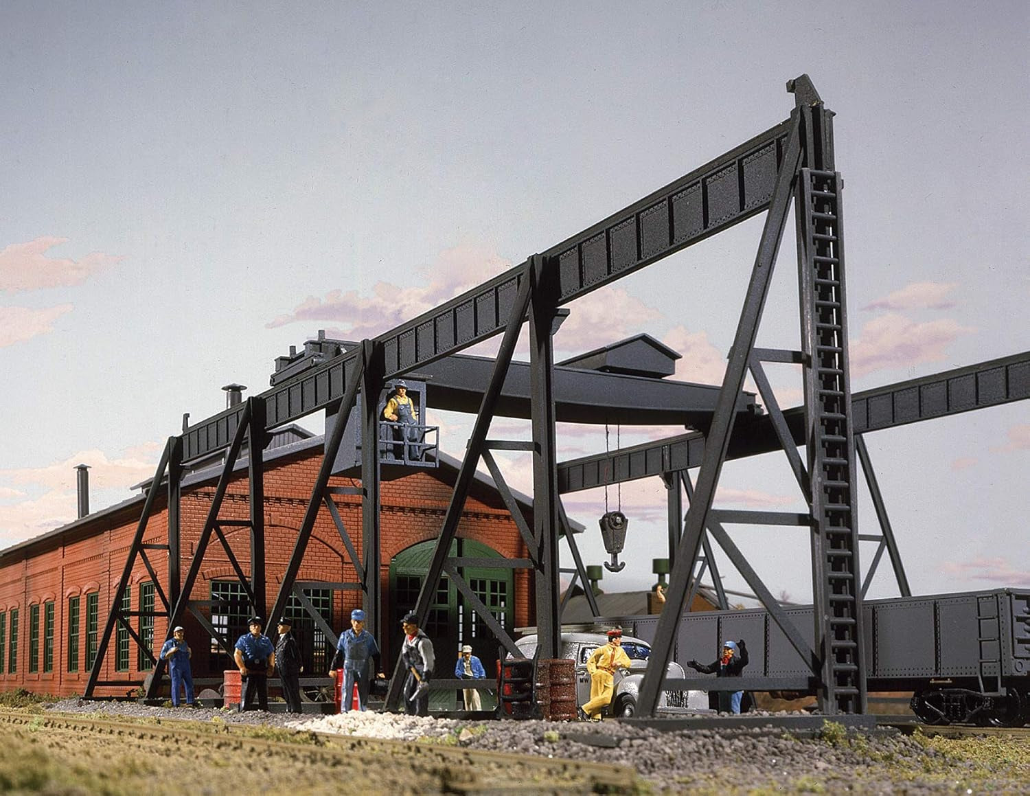 Elevate Your Model Railroad with the Incredible Walthers Cornerstone HO Scale Overhead Traveling Crane - Perfect for Industrial Scenes!