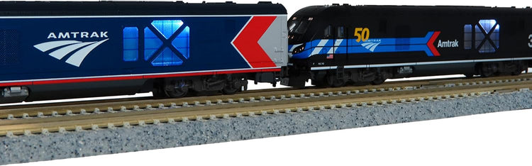 Embark on Epic Journeys with the KATO 10-1788 N Gauge Amtrak ALC-42 and Superliner 4-Car Model Train Set