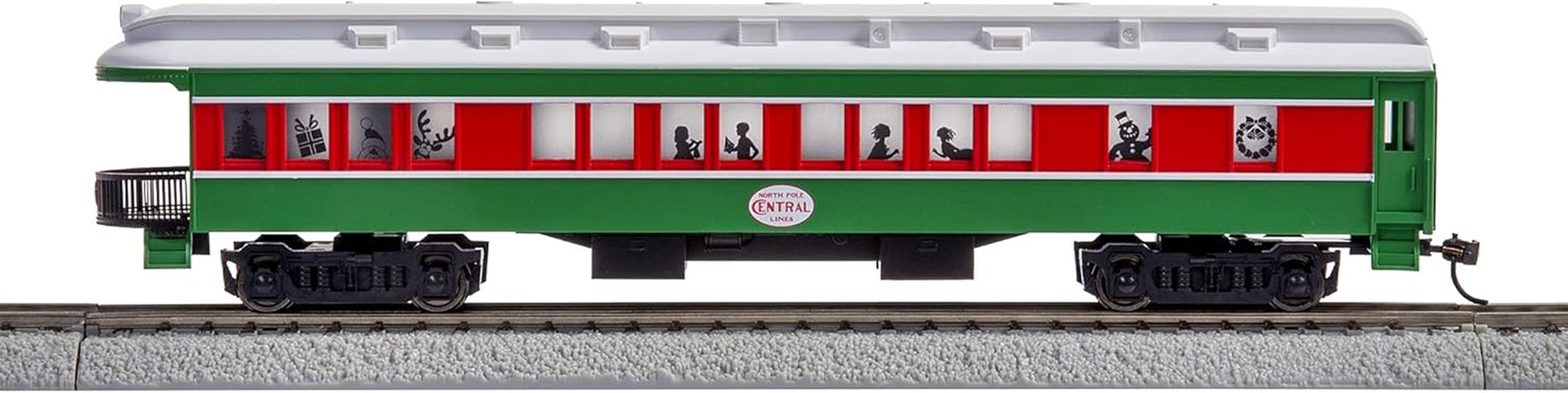 Christmas Express Lionchief Bluetooth Electric HO Gauge Model Train Set with Remote,Multi-Color