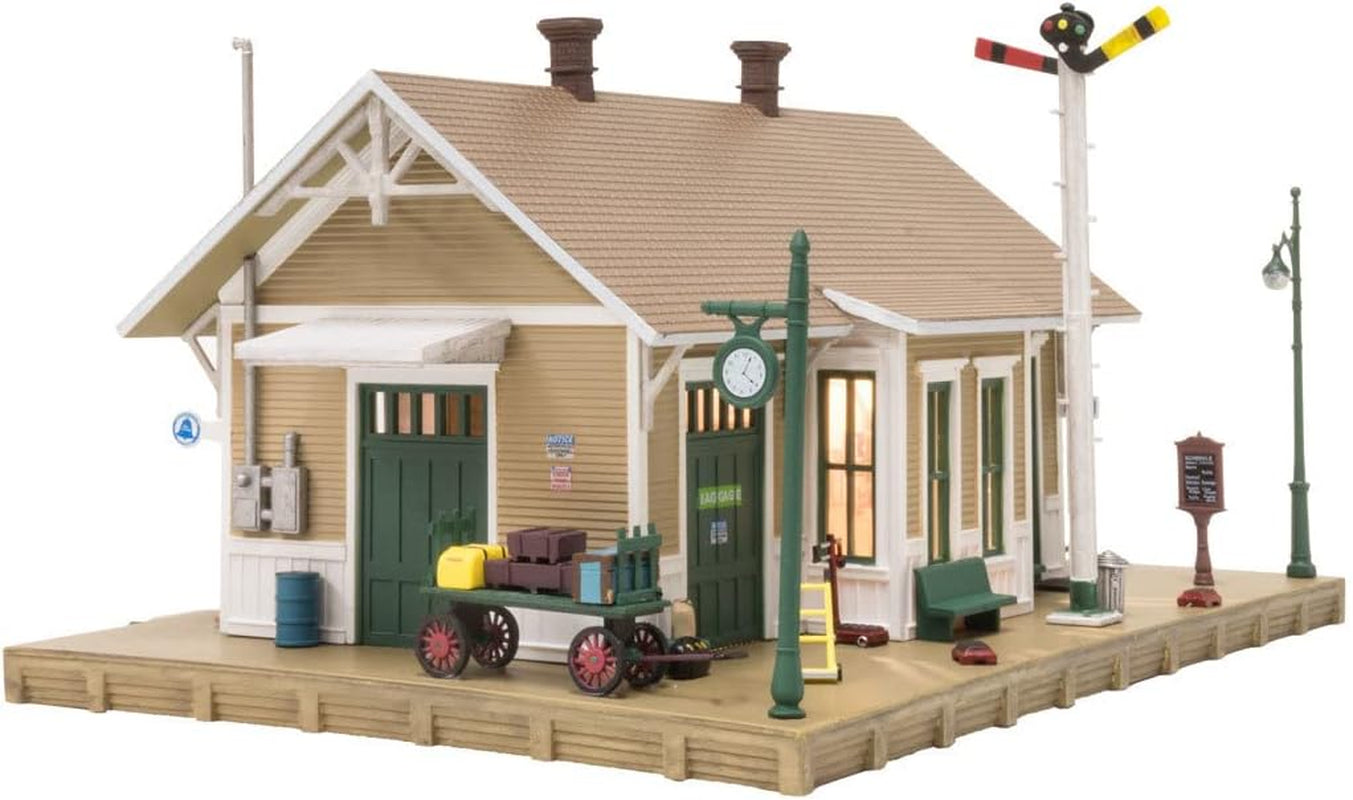 Woodland Scenics HO Scale Danbury Depot Model (WOOBR5023)