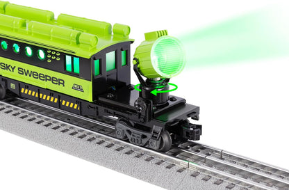 Lionel Area 51 UFO Recovery Bluetooth Lionchief Electric O Gauge Freight Train Set with Remote Control