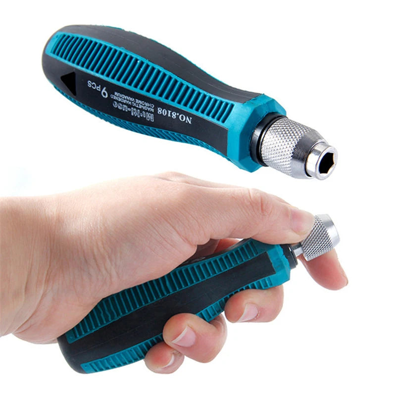 Magnetic Screwdriver Set Durable Portable Household Tool Sets Appliance Car Repair Hand Tools Screw Drivers Destornillador