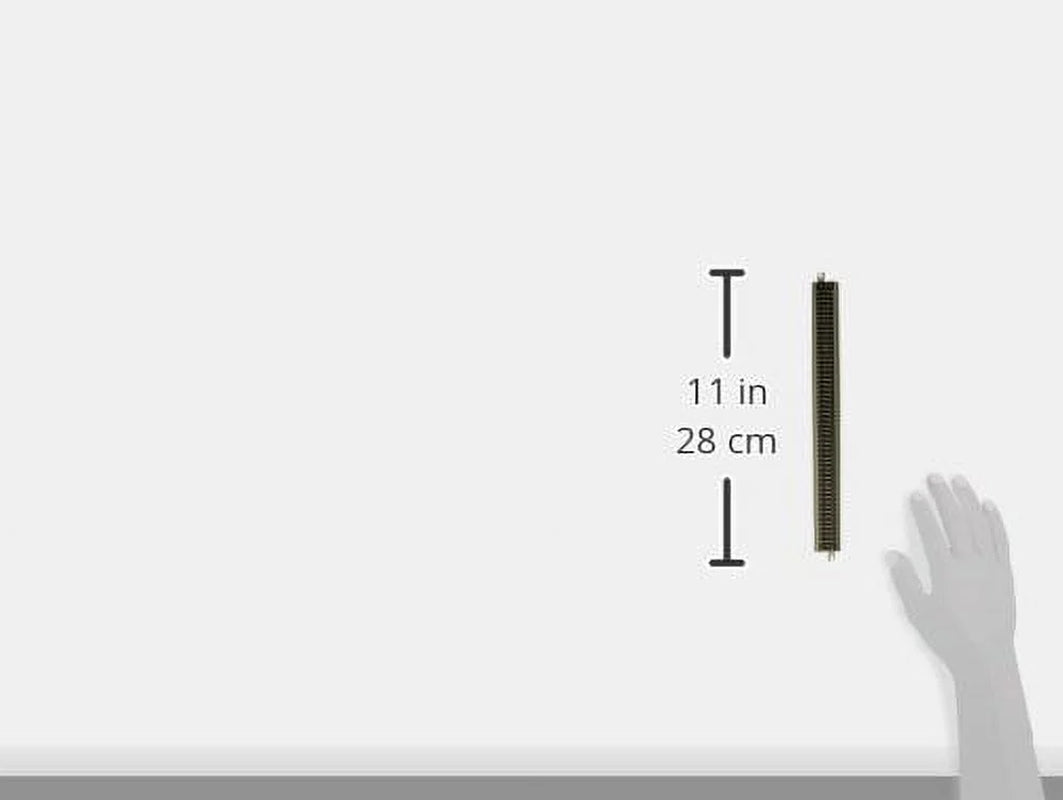 N Scale 10" Straight Train Track - 6 Pack