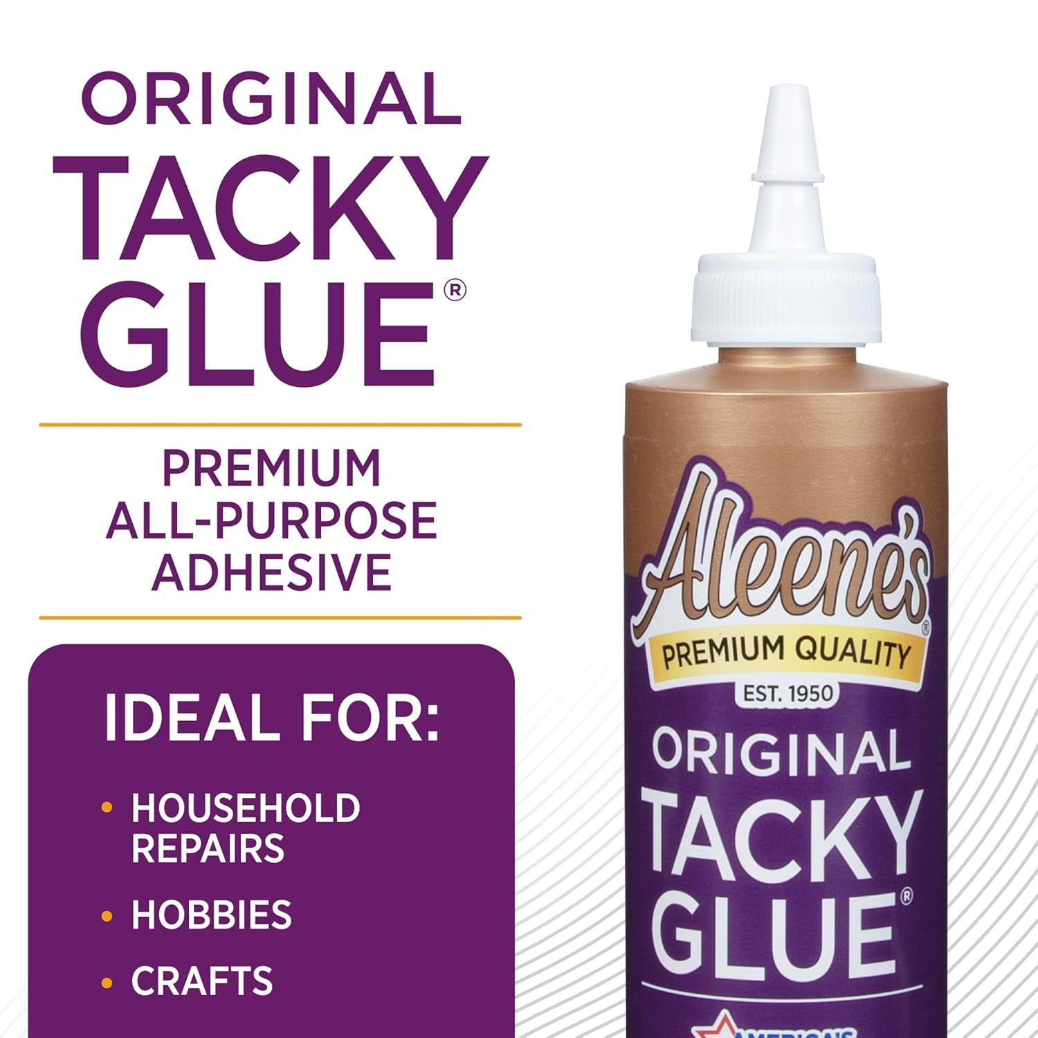 Aleene's All-Purpose Tacky Glue, 8 oz, Clear