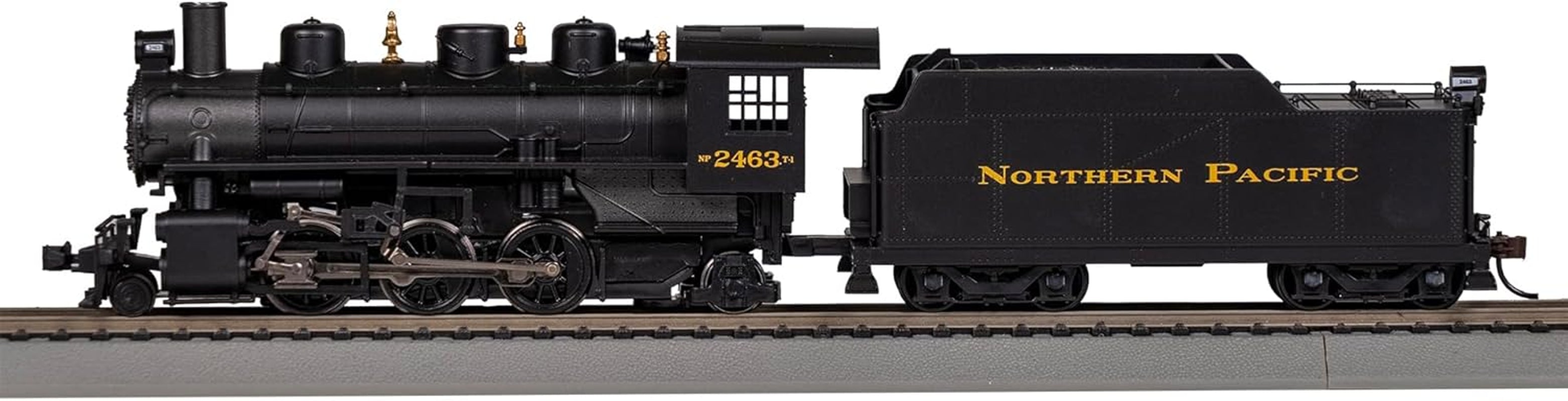 Bachmann Trains Prairie 2-6-2 Locomotive with Smoke and Tender - Northern Pacific #2463 - HO Scale