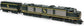 HO scale GE Gas Turbine Locomotive with tender, model ATHG41146 by Horizon Hobby, detailed black and silver train engine.