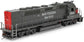 HO Scale Athearn GP40P-2 locomotive with DCC and sound, Southern Pacific 1980s model 