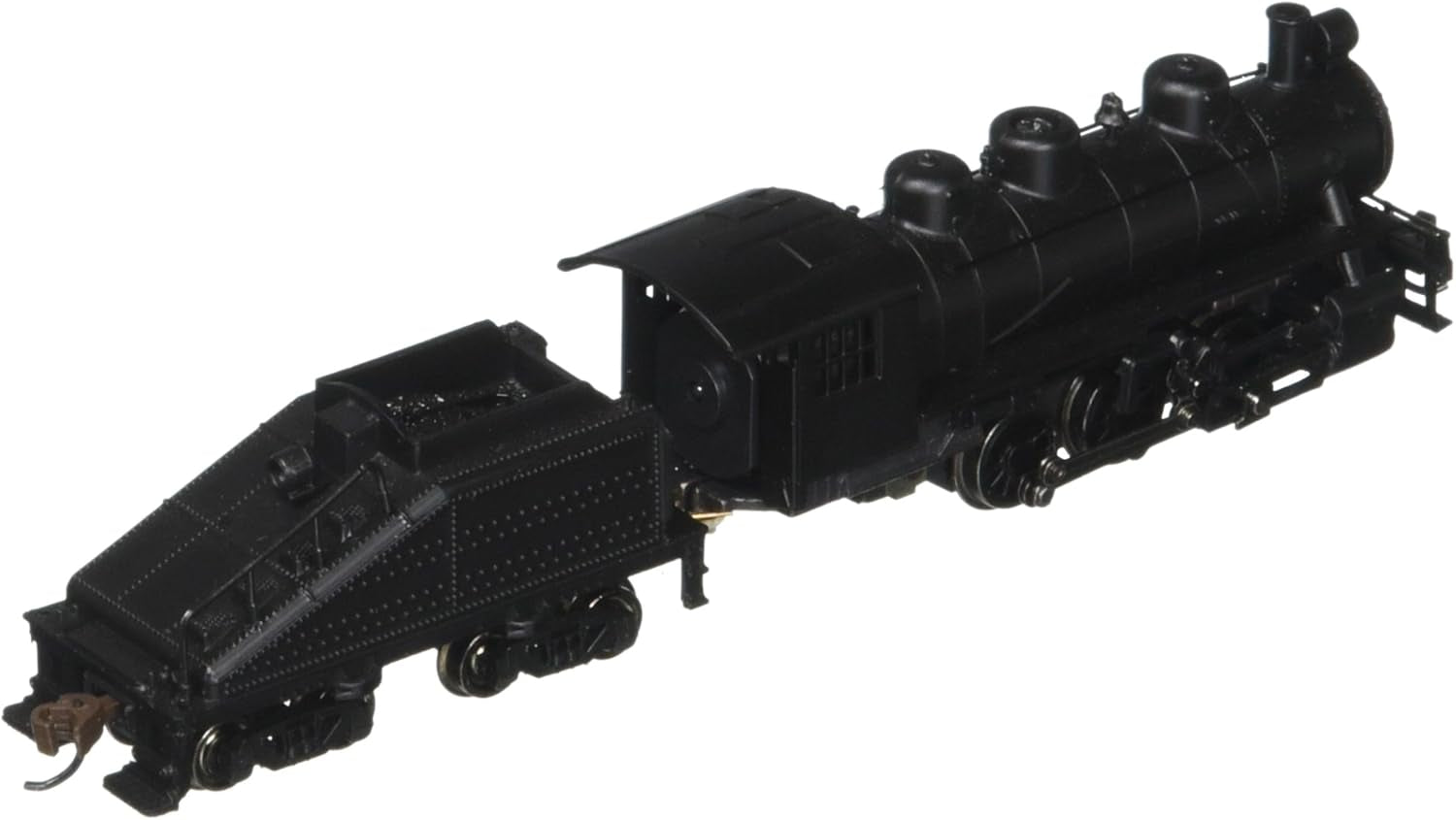 Bachmann Trains USRA 0-6-0 Switcher and Tender - Painted Unlettered - Black - N Scale