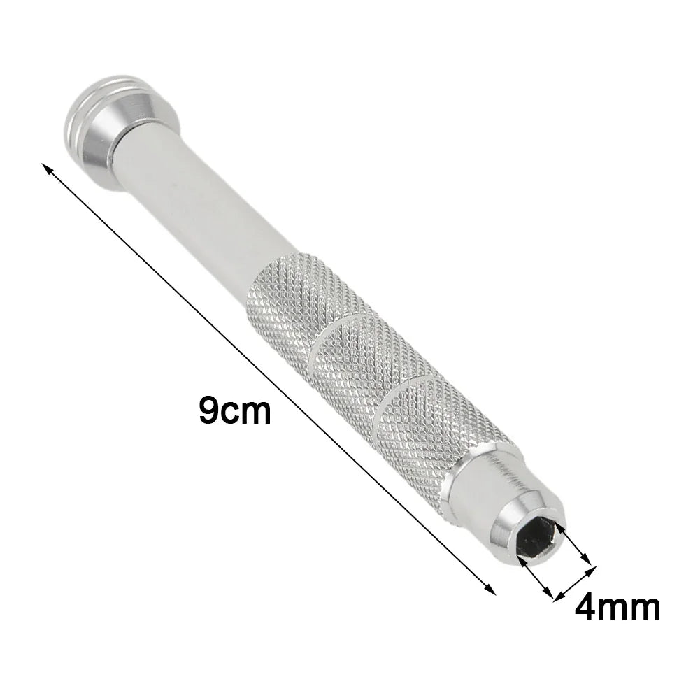 90Mm Aluminum Alloy Precision Magnetic Screwdriver Handle Holder Repair Hand Tool for 4Mm Hexagon Bayonet Bit Hand Tools