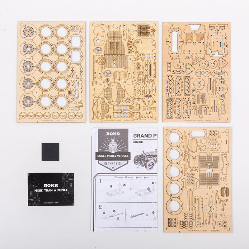 Robotime 3D Wooden Puzzle Prime Steam Express Model DIY Kit Puzzle Toy