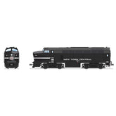 HO scale RF-16 Sharknose NYC A/B locomotives by BLI7696, featuring model 3805 and 3707, with cigar design details.