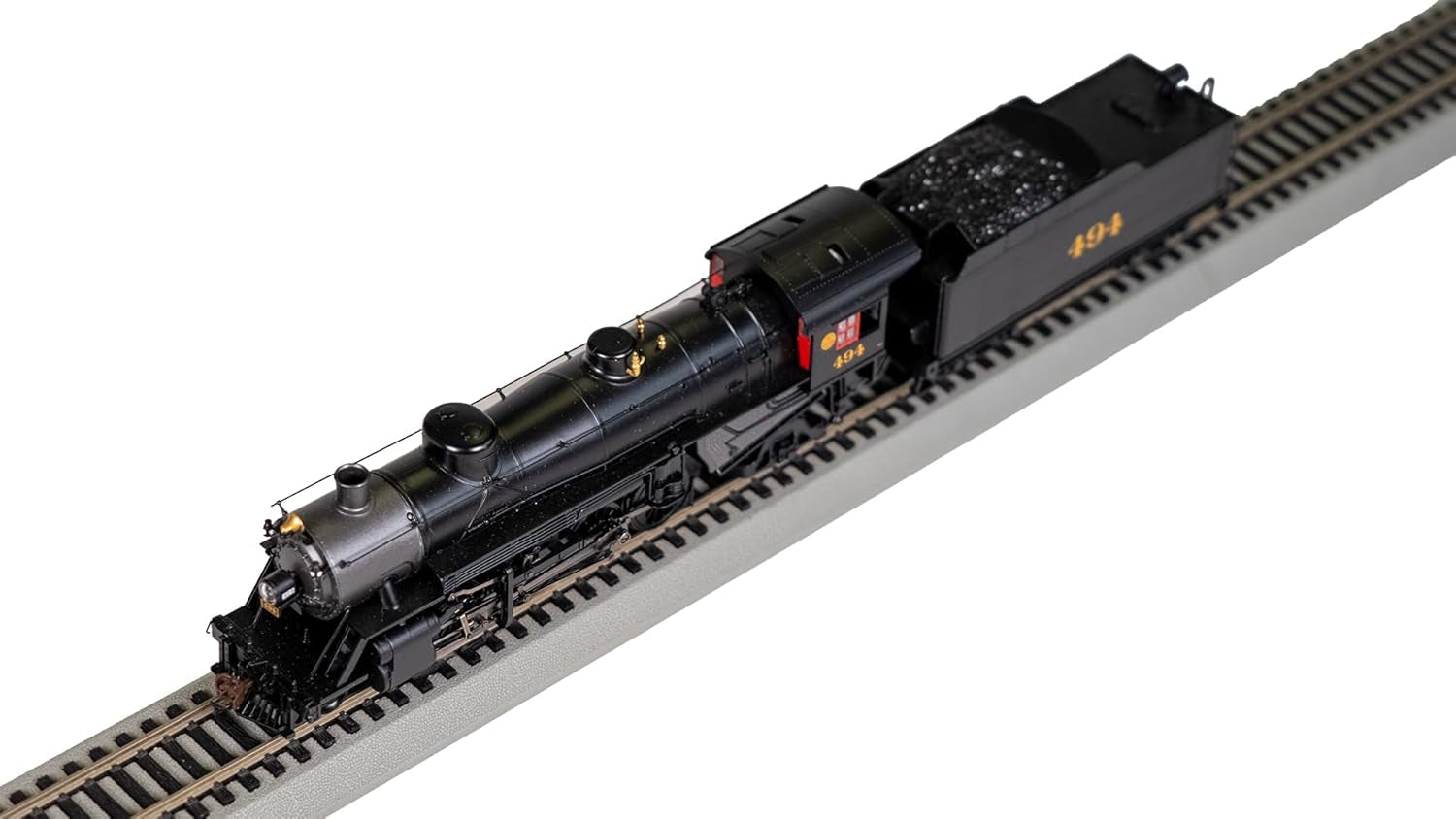 Rev up your HO Scale collection with the Bachmann USRA Light 2-8-2 DCC Ready Locomotive in Seaboard #494! 🚂✨ #TrainLovers #ModelTrains