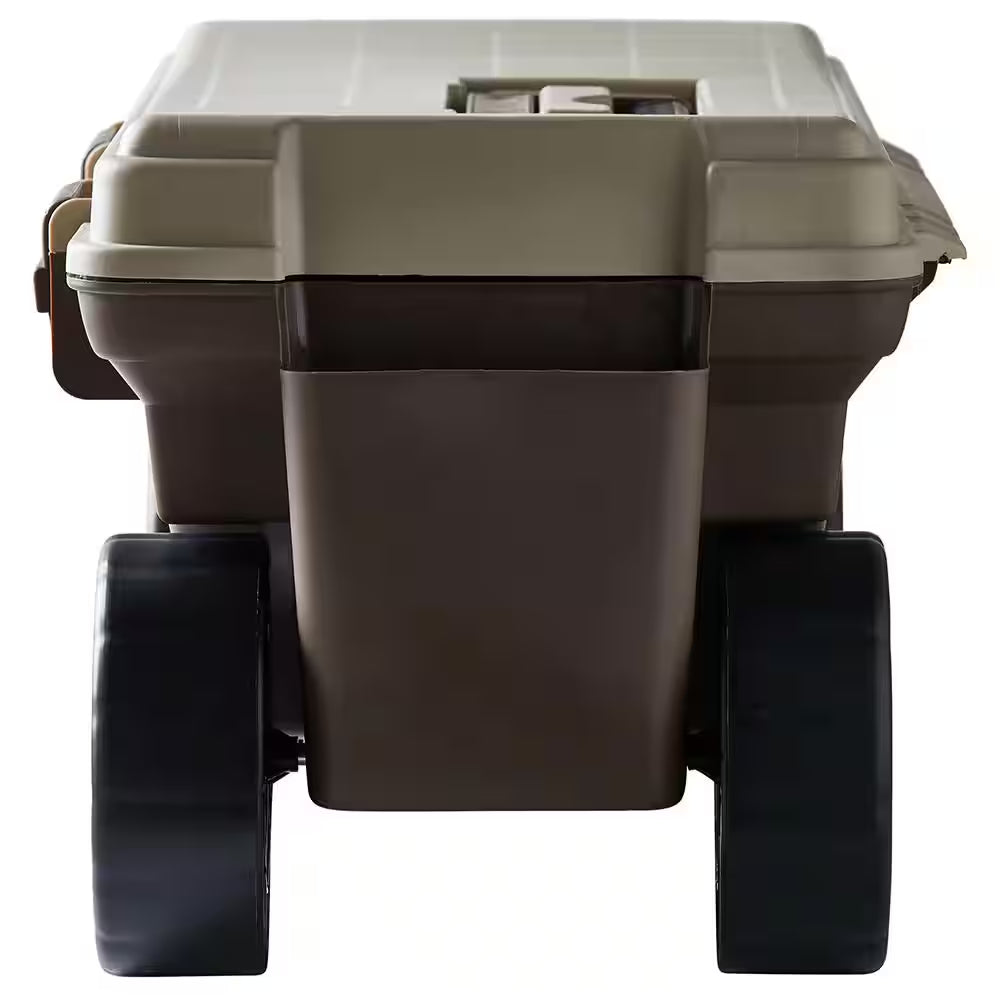 1.5 Cu.Ft. Plastic Rolling and Storage Lawn and Garden Cart
