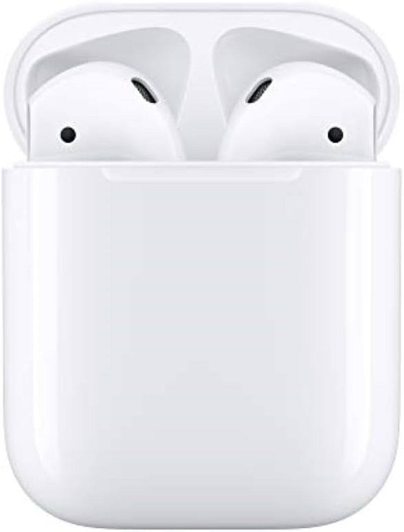 Apple AirPods Wireless Earbuds with Lightning Charging Case, Bluetooth Headphones Featuring Over 24 Hours of Battery Life and Effortless iPhone Setup