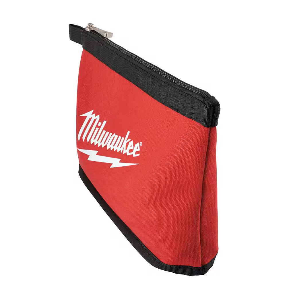 14 In., 12 In., 8 In. and 6 In. Multi-Size Zipper Tool Bags in Red (4-Pack)