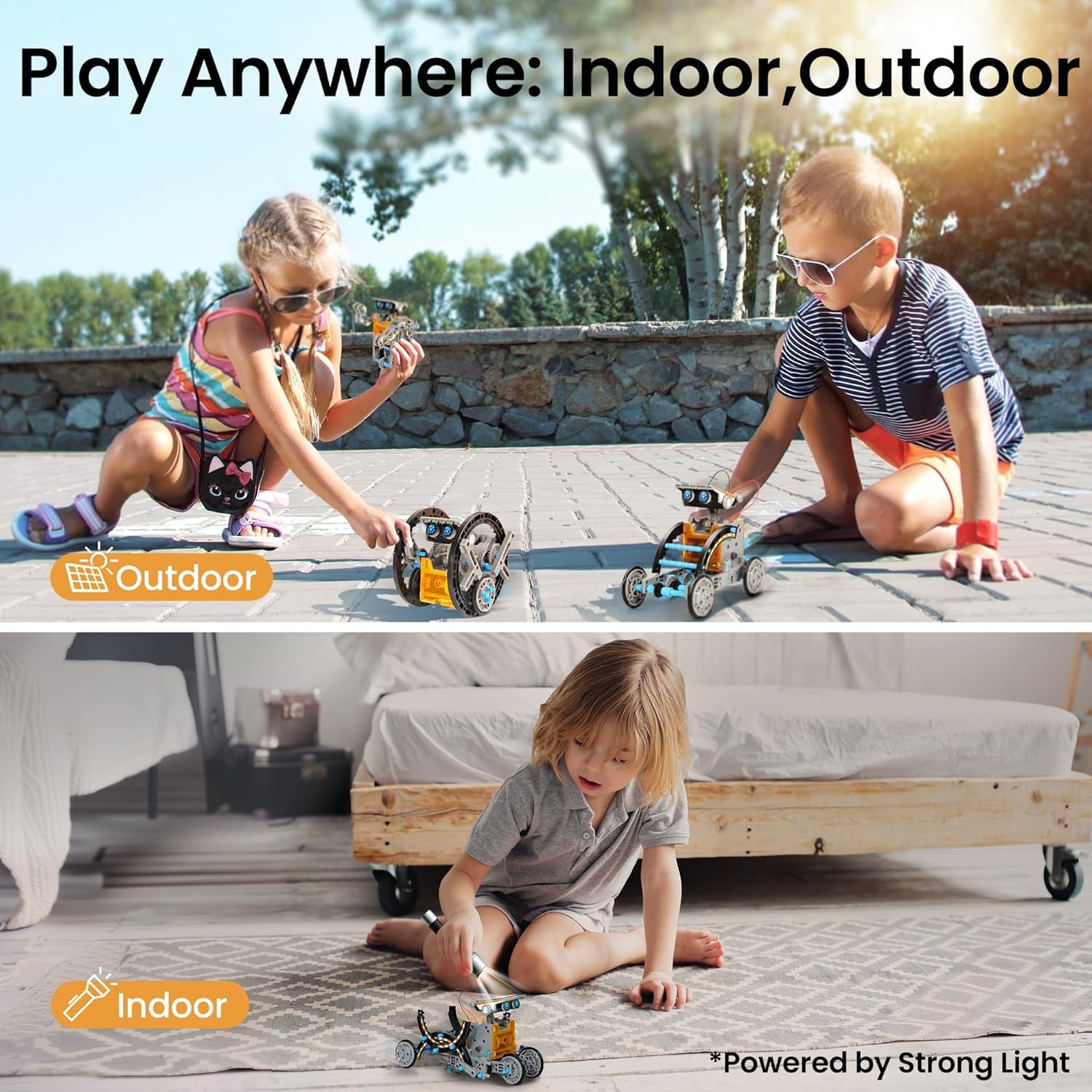 Sillbird 12-in-1 Solar Robot Building Kit - STEM Educational Gift for Ages 8-13, 190-Piece DIY Science Robotics Toy for Kids and Teens