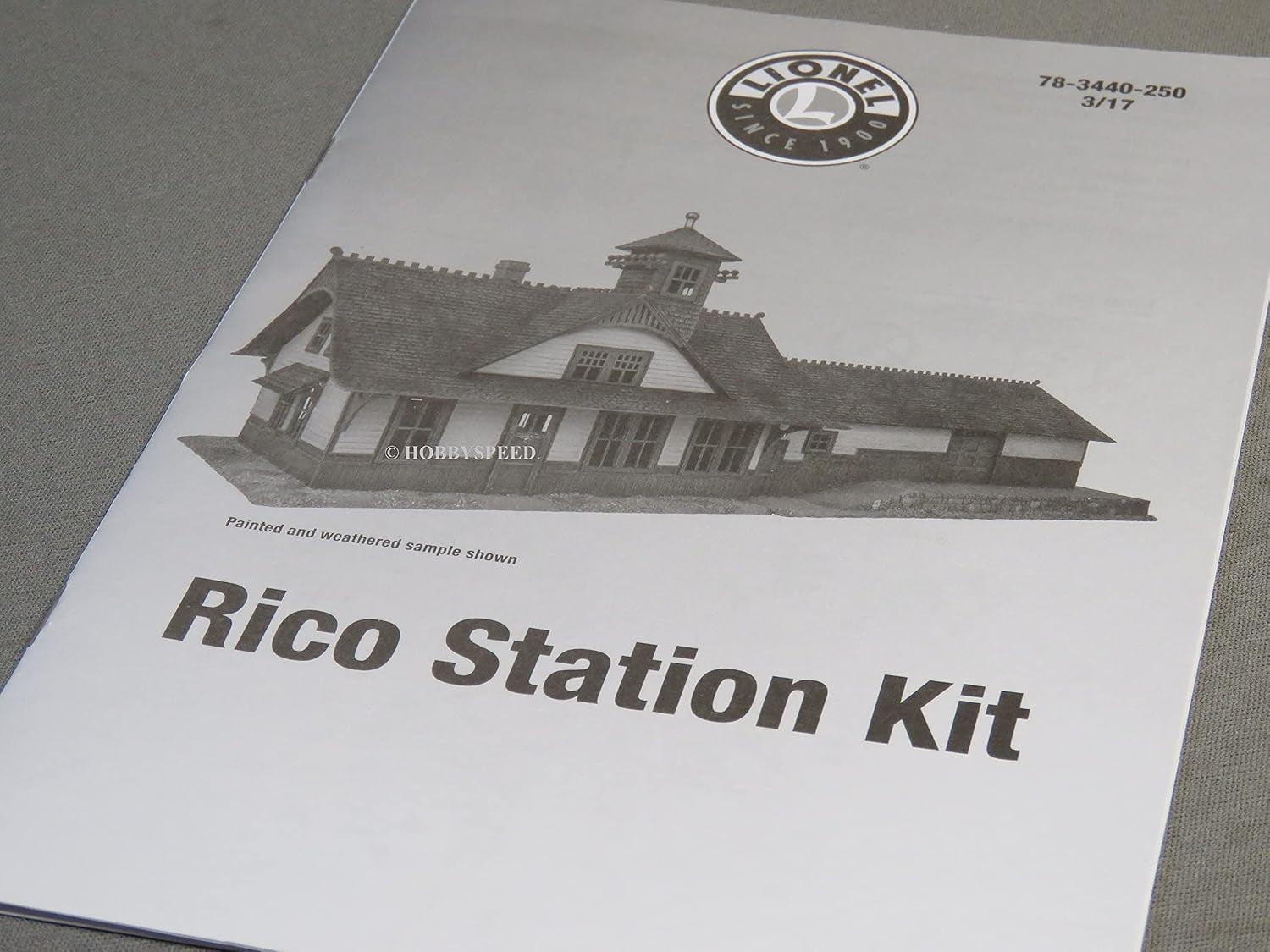 Lionel Rico Rocky Mountain Passenger Train Station model kit with detailed structure and scenic details for model train layouts