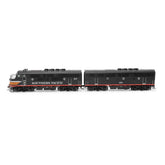HO scale Southern Pacific F3A and F3B locomotive set by BYMRR Train Store, detailed model train with SP 