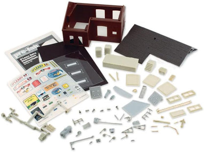 O'Leary Dairy Distribution HO Scale Pre-Fabricated Building by Woodland Scenics