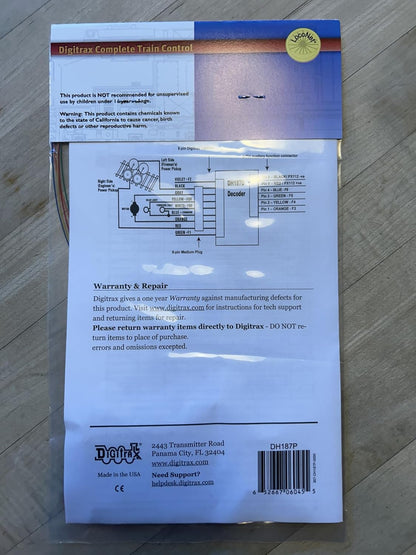 Digitrax DH187P HO Scale Digital Decoder