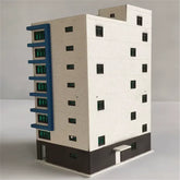 N scale Outland Models train railway skyscraper building shopping center toy, detailed model for model train layouts
