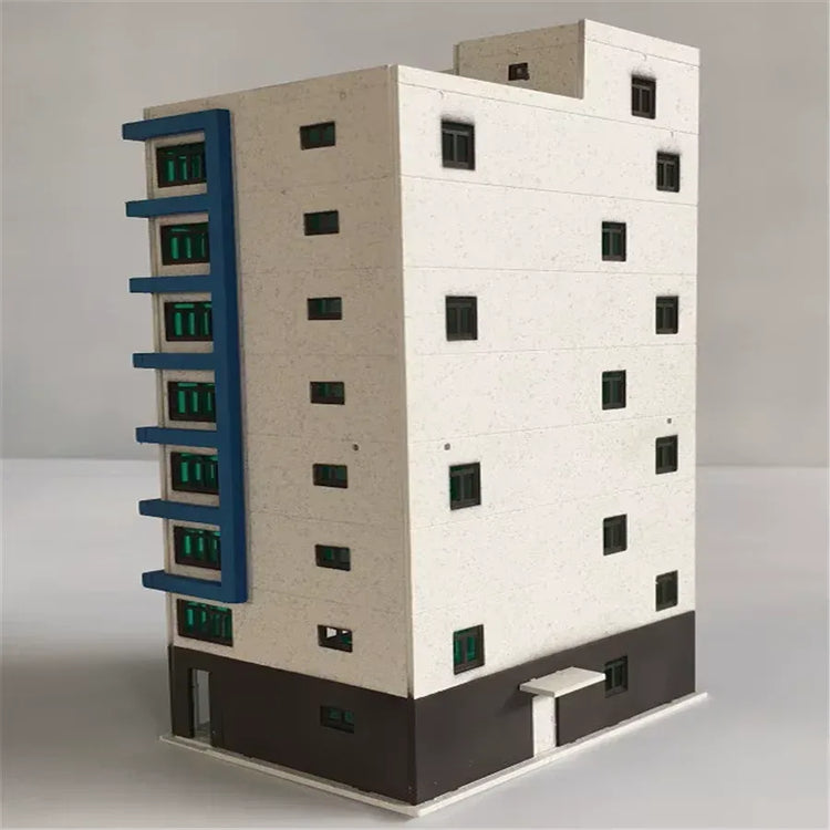 N scale Outland Models train railway skyscraper building shopping center toy, detailed model for model train layouts
