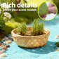Close-up of Zylopa 16mm hand-torn miniature landscape grass tufts for N and HO scale model railways and military layouts.