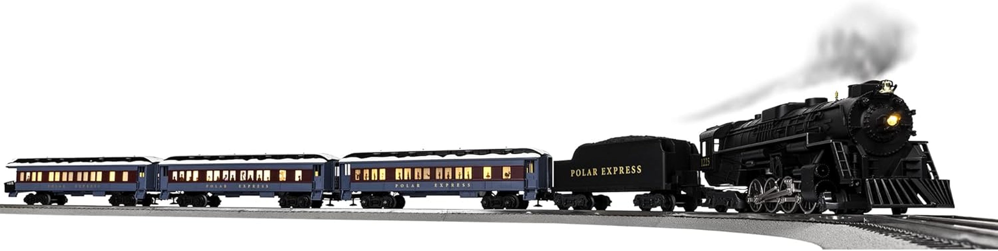 Lionel Polar Express Electric O Gauge Model Train Set with Bluetooth 5.0 and Remote Control