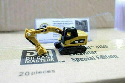 3-Pack 1:160 N Scale Diecast Miniature Excavator Engineering Vehicle Model
