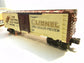 Mint condition BYMRR Train Store 1995 Toy Fair Box Car in original packaging, detailed view of this collectible model train car.