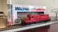 Pre-owned Walthers HO US Army GP9M locomotive by BYMRR Train Store, detailed model with military green paint and realistic features